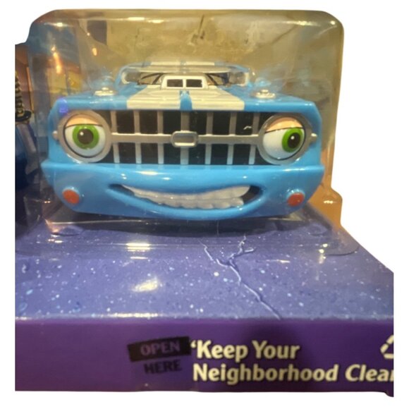 New In Package Chevron Cars Moe Muscle Blue 2009 Jims Burgers Hangout NOS - Picture 3 of 6